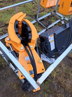 Land Honor skid steer Rotating Grapple
