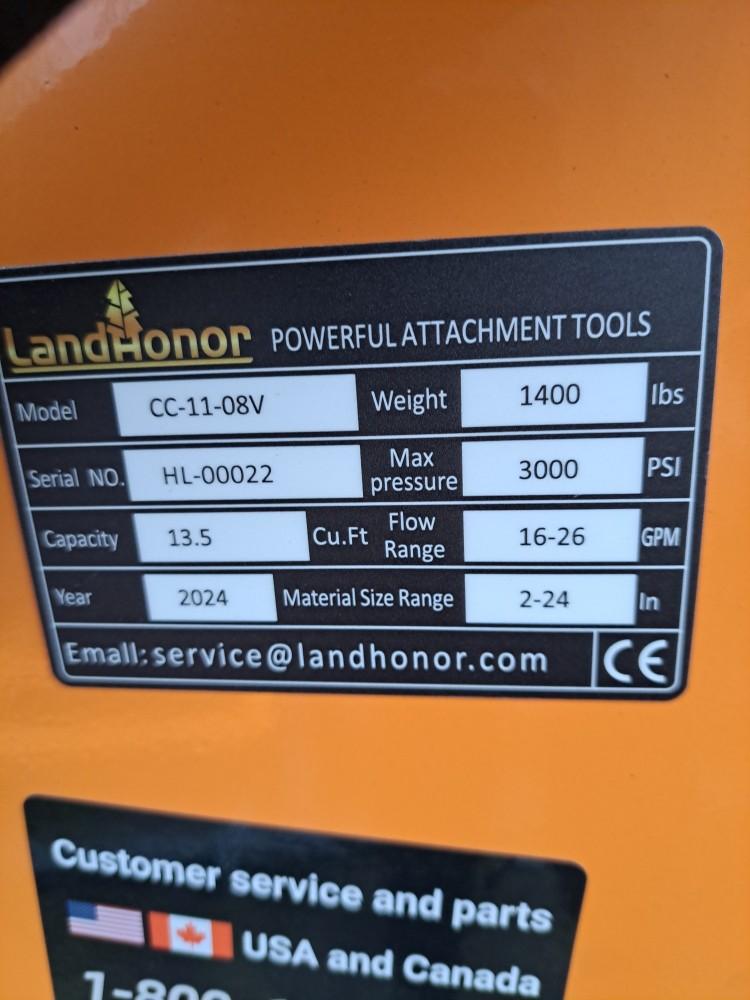Land Honor Concrete Crusher attachment