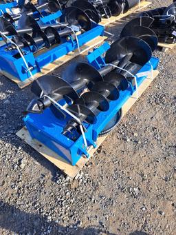 Future Skid Steer Auger Attachment w/ 3 Bits