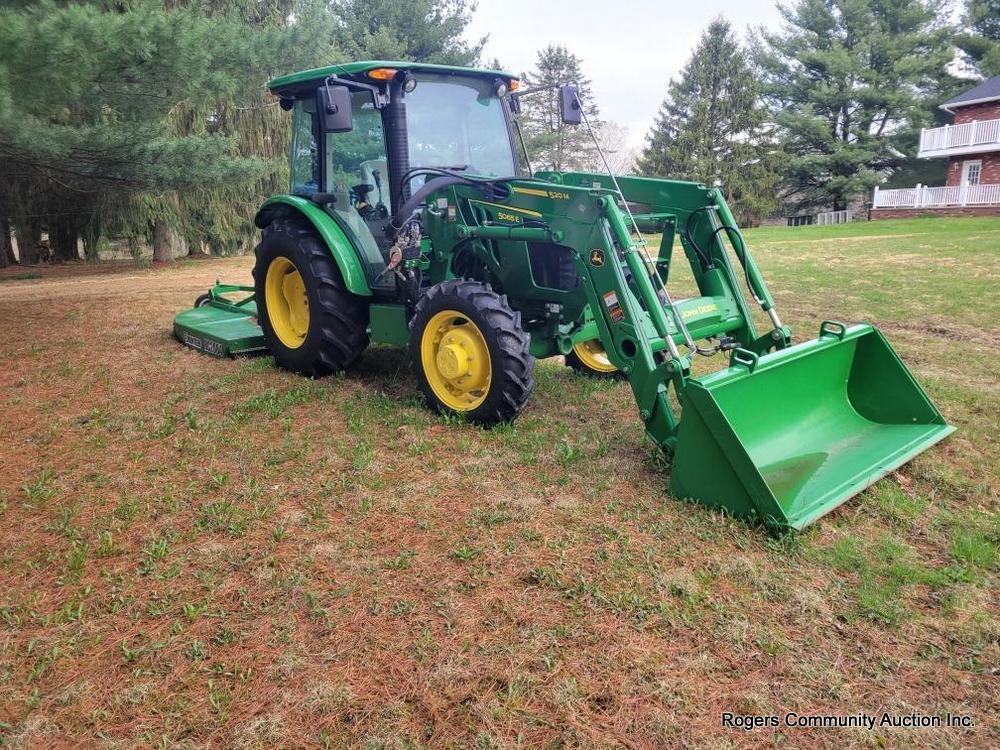 John Deere 5065E Diesel Tractor w/ Full Cab