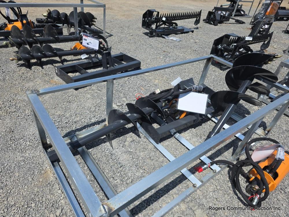 Wolverine Skid Loader Auger w/ 12" & 18" Bits