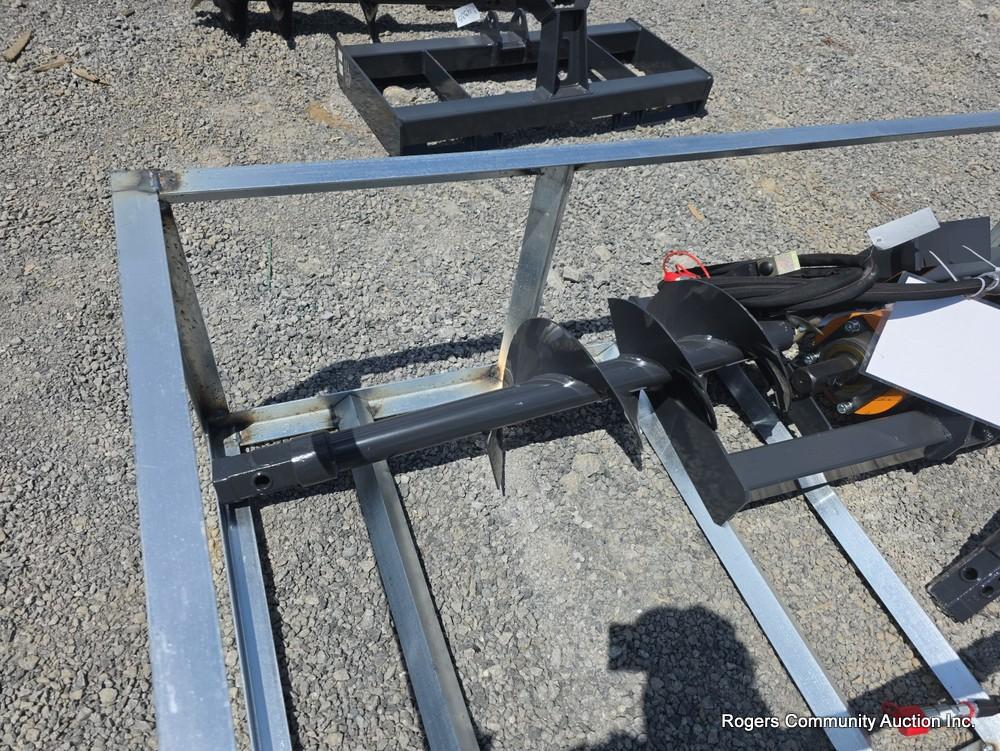 Wolverine Skid Loader Auger w/ 12" & 18" Bits