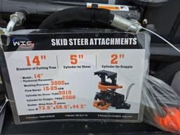 WIG Skid Loader Tree Shear - Up To  14" Tree
