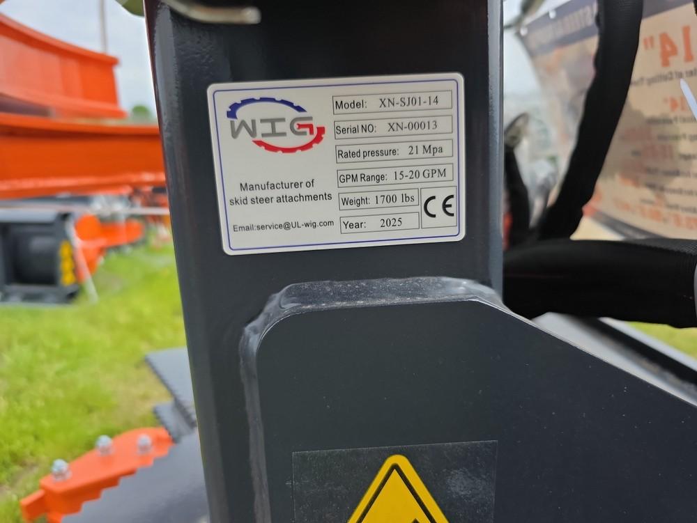 WIG Skid Loader Tree Shear - Up To  14" Tree