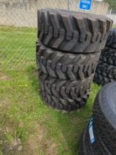 4 - Montreal 12-16.5 14 Ply Skid Loader Tires - New