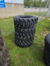 4 - Forerunner 10-16.5 12 Ply Skid Loader Tires - New