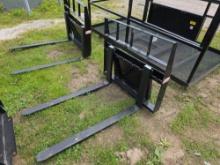 Kivel Mini Skid Loader Forks