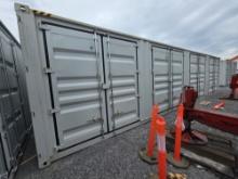 40' High Cube Container w/ 4 side doors