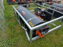 WIG 72" Skid Loader Power Angle Broom