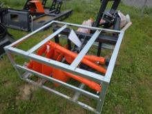WIG Skid Loader Auger Attachment w/ 12" & 18" Bits & Extension Rod