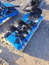 Future Skid Steer Auger Attachment w/ 3 Bits