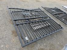 14' Bi-Parting Driveway Gate w/ Deer Scene