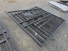 14' Bi-Parting Driveway Gate w/ Deer Scene