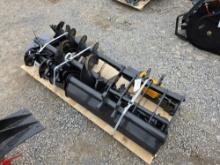 Vicsec 8pc Mini Excavator Attachments