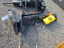 Giyi Mini Skid Loader Post Driver