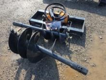 Wolverine Skid Loader Auger w/ 12" & 18" Bits