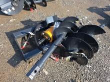 Wolverine Skid Loader Auger w/ 12" & 18" Bits