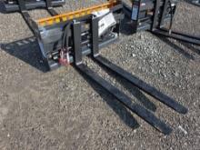 Wolverine Skid Loader Hyd. Adjustable Forks