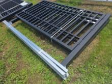 KJ 7FT(H)x 20FT(L) Metal Farm  Driveway Gate