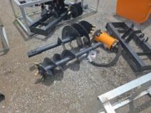 Wolverine Skid Loader Auger w/ 12" & 18" Bits