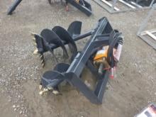 Wolverine Skid Loader Auger w/ 12" & 18" Bits