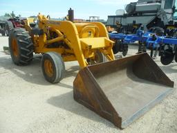JD 401C industrial loader tractor, 3pt, pto, 16.9x24, 78" bucket, joystick loader controls, 4581 hou