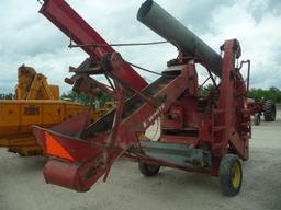 White 1210 pull type corn sheller, rear dragline, recently used