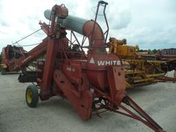 White 1210 pull type corn sheller, rear dragline, recently used