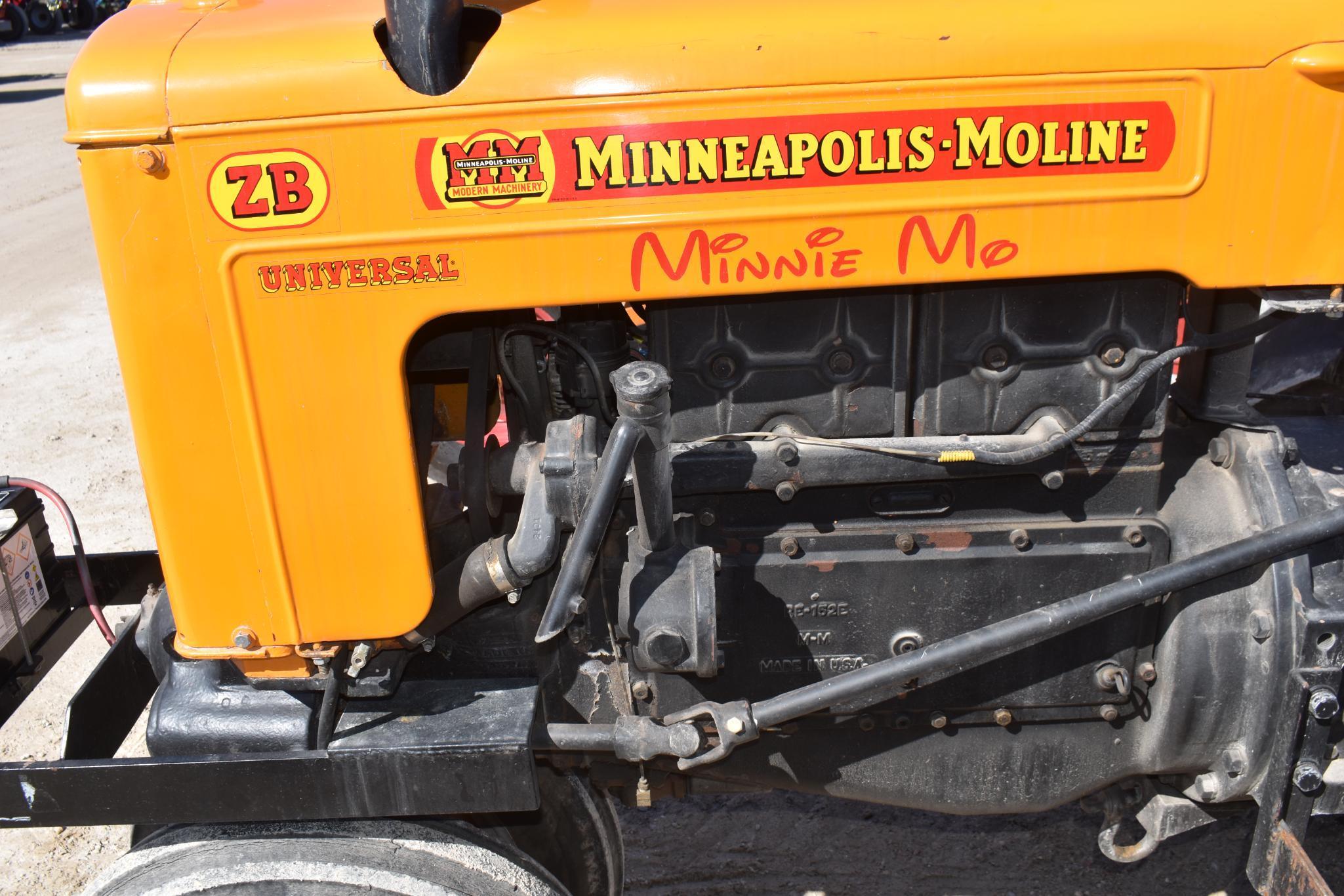 1953 Minneapolis Moline ZB Pulling Tractor