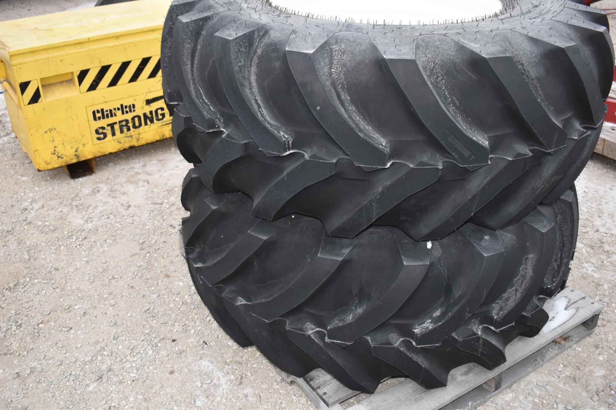 2 x NEW Goodyear 500/70R24 Tires