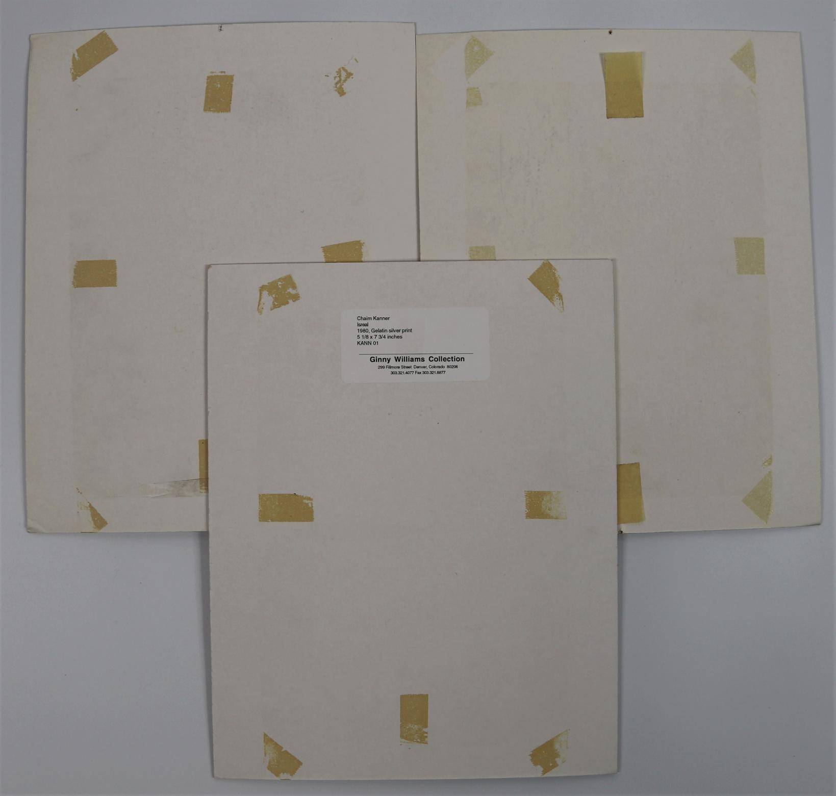 Chaim Kanner, Collection of Signed and  Matted Photographs