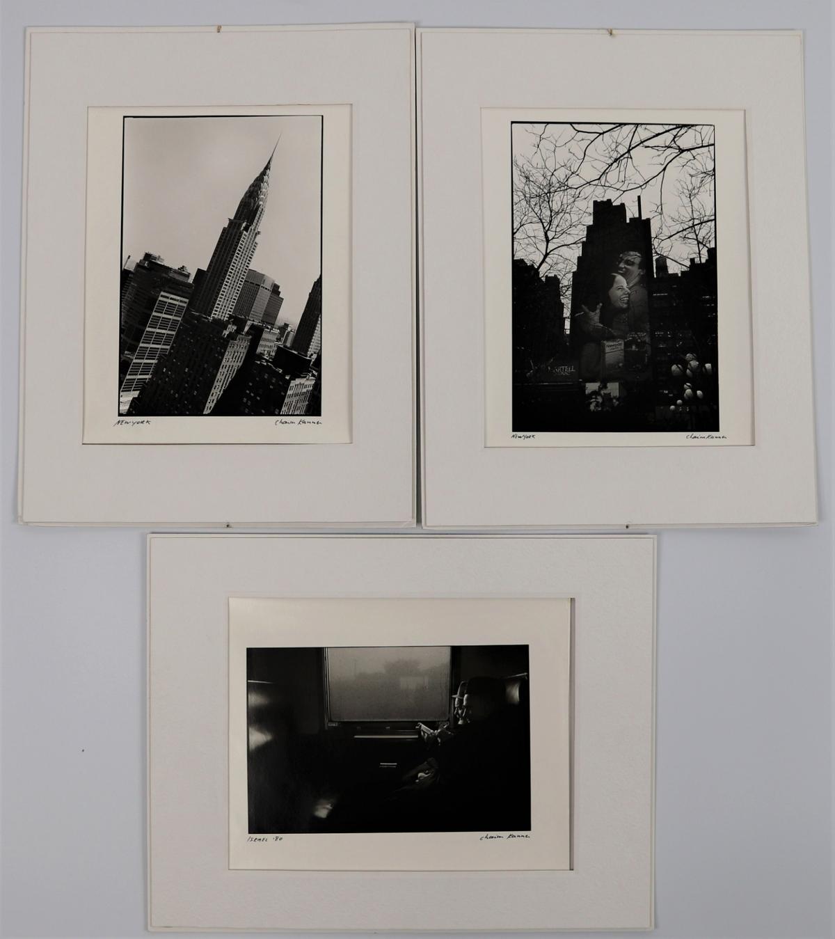 Chaim Kanner, Collection of Signed and  Matted Photographs