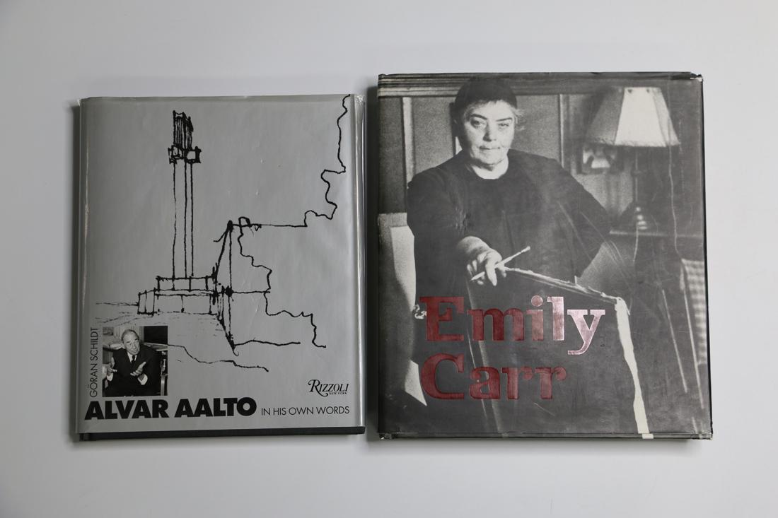 Alvar Aalto and Emily Carr, Books