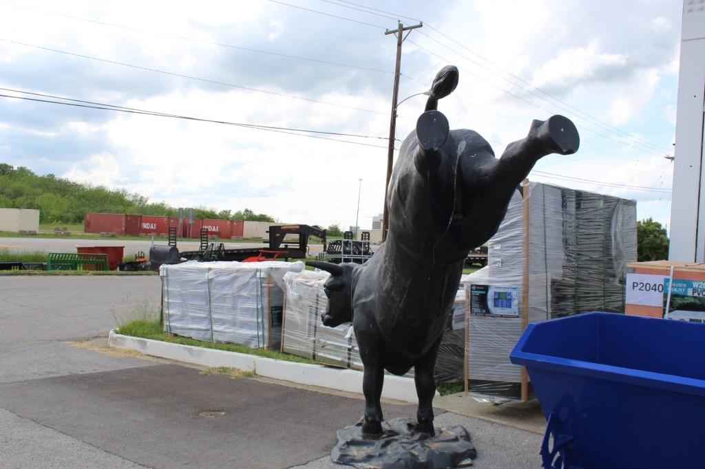 Aluminum Cast Bucking Bull