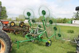 Frontier 8 wheel hay rake