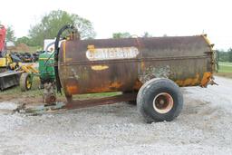 Better Built 1500 gal Mobile Vac Tank
