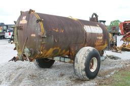 Better Built 1500 gal Mobile Vac Tank