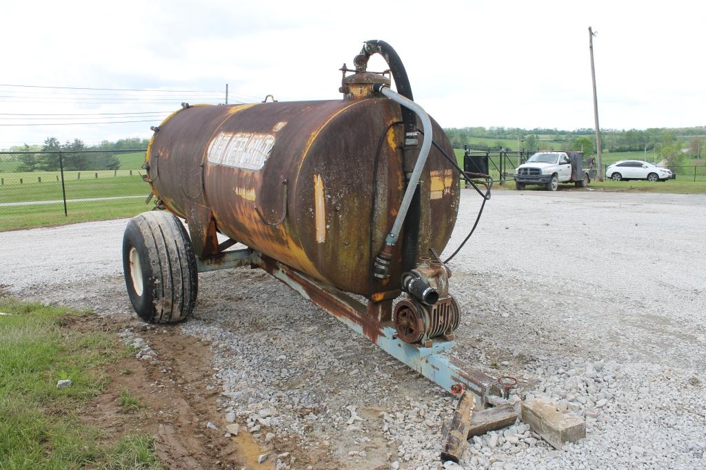 Better Built 1500 gal Mobile Vac Tank