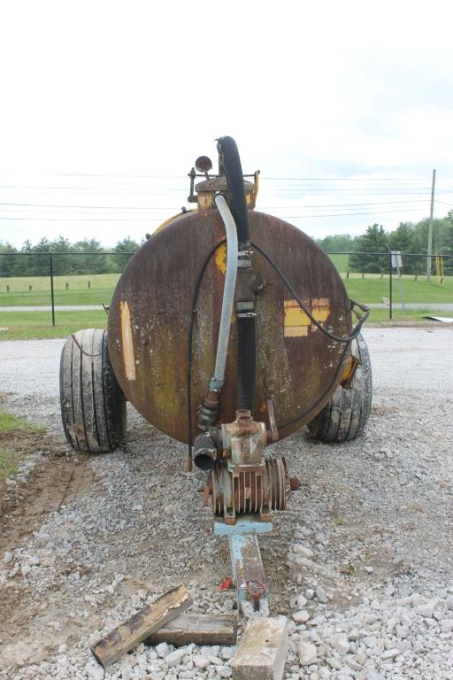 Better Built 1500 gal Mobile Vac Tank