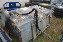 Soil preperator skidsteer attachment
