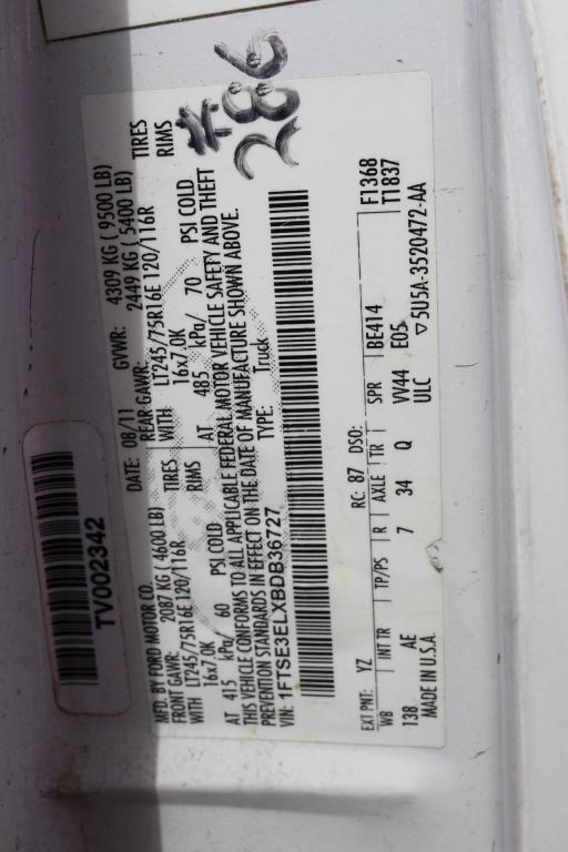 2012 Ford Bucket Van E350