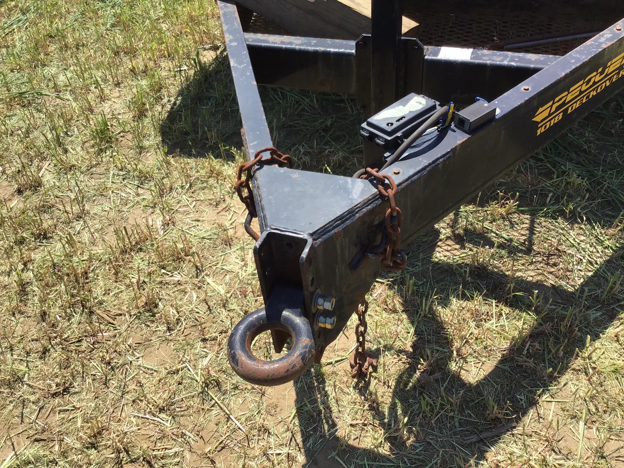 Pequea 1018 deck over, tandem axle