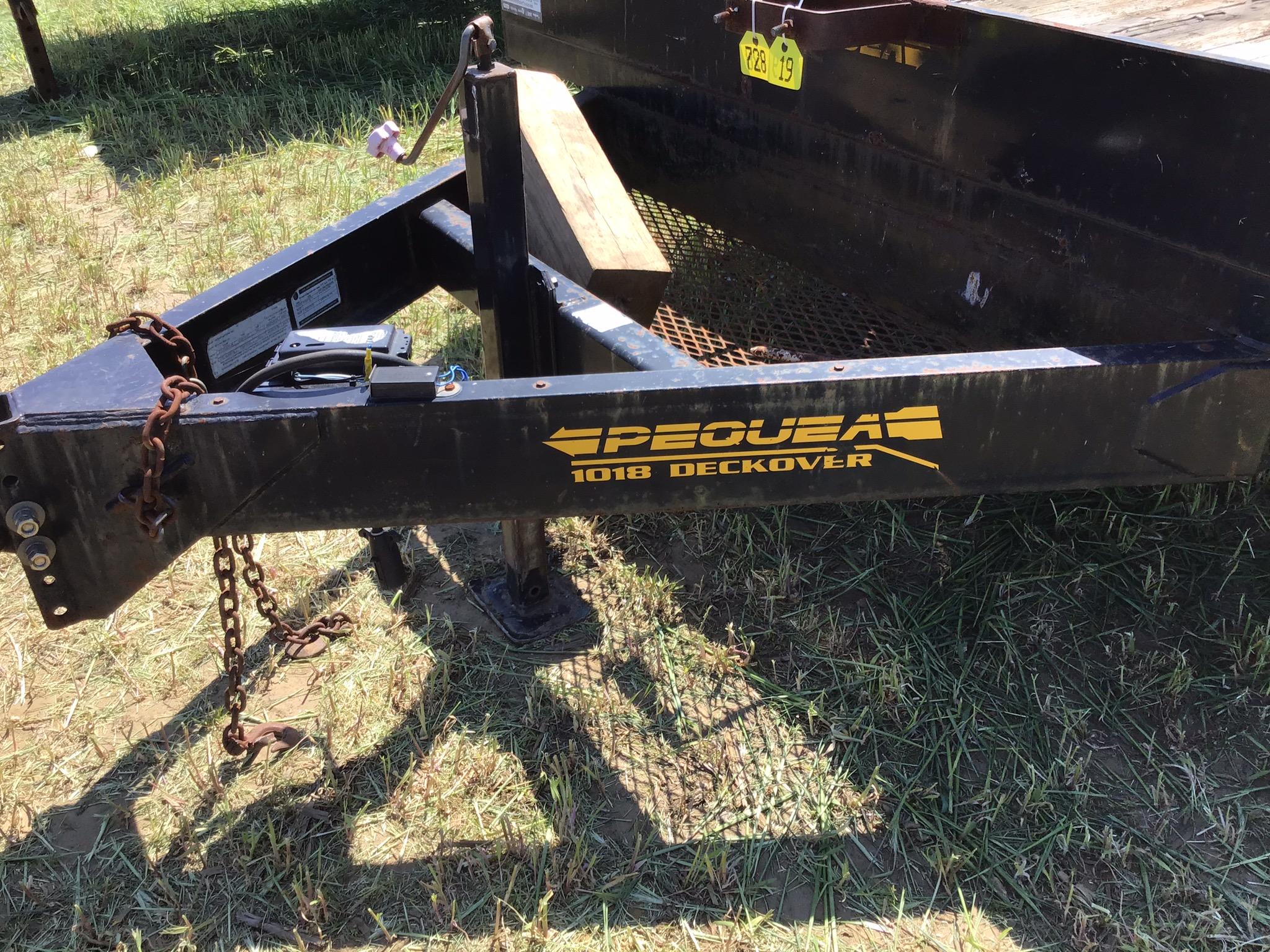 Pequea 1018 deck over, tandem axle