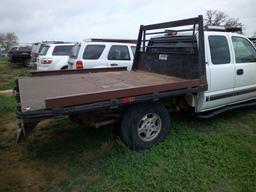 2000 CHEV 1/2T EXTEN CAB FLATBED PU