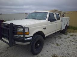 1997 FORD F350 SW 1T 4-DOOR PU W/ UTILITY BED