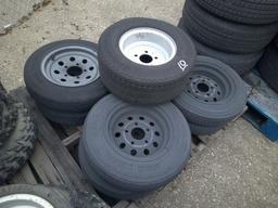 PALLET MISC TIRES-VARIUS SIZES