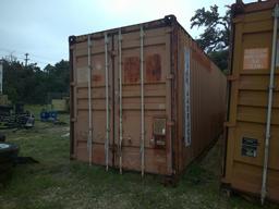 40FT SEA CONTAINER- USED- HOLES IN ROOF