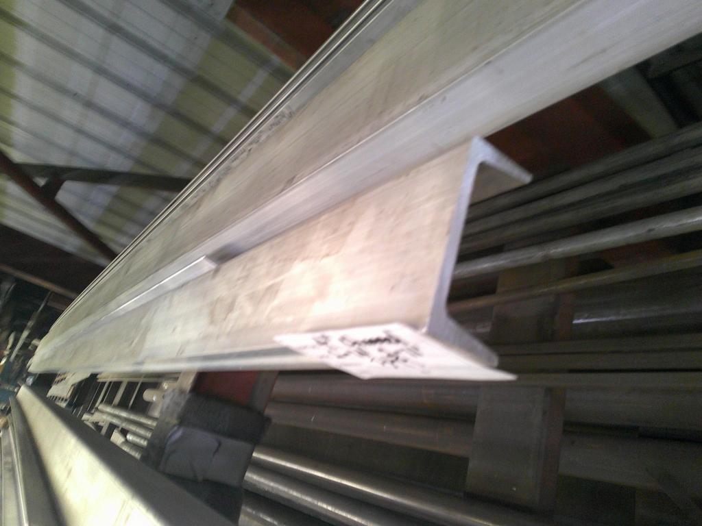 (2) PCS 4" ALUM CHANNEL- (1)14FT (1) 11FT