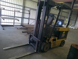 DAEWOO BC255 5K LB ELECT FORK LIFT W/ CHARGER WILL HOLD UNTIL FRIDAY 5-24 @ 3:00PM