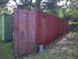 40FT SEA CONTAINER W/ RACKS- USED